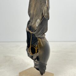 Christian Defays moters torso skulptūra su apšvietimu 29x49x89 cm