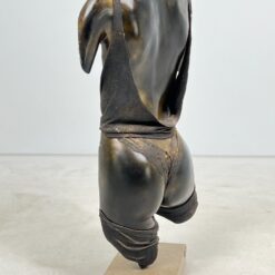 Christian Defays moters torso skulptūra su apšvietimu 29x49x89 cm