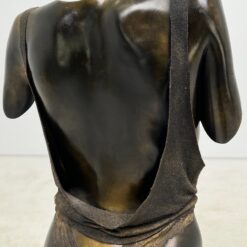 Christian Defays moters torso skulptūra su apšvietimu 29x49x89 cm