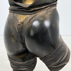 Christian Defays moters torso skulptūra su apšvietimu 29x49x89 cm