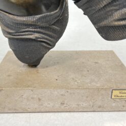 Christian Defays moters torso skulptūra su apšvietimu 29x49x89 cm