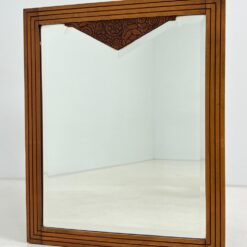 Art deco stiliaus veidrodis ąžuoliniame rėme 5x63x77 cm