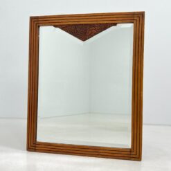 Art deco stiliaus veidrodis ąžuoliniame rėme 5x63x77 cm