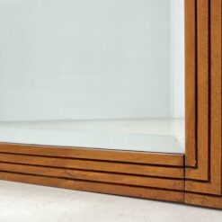 Art deco stiliaus veidrodis ąžuoliniame rėme 5x63x77 cm