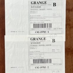 Prancūziška “Grange” TV komoda su transformuojamomis durimis 70x223x141 cm