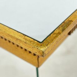 Veidrodinė kolona su aukso spalvos detalėmis 30,5×30,5×120,5 cm