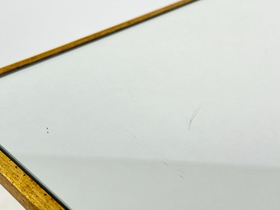 DP0002-kolonos-12 Veidrodinė kolona su aukso spalvos detalėmis 30,5×30,5×120,5 cm