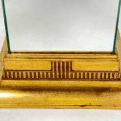 Veidrodinė kolona su aukso spalvos detalėmis 30,5×30,5×120,5 cm