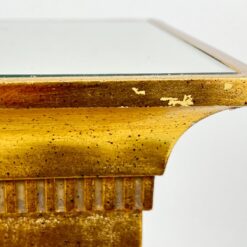 Veidrodinė kolona su aukso spalvos detalėmis 30,5×30,5×120,5 cm