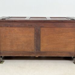 Drožinėta ąžuolinė skrynia 54x132x68 cm