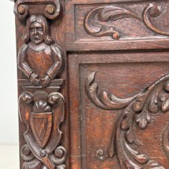 Drožinėta ąžuolinė skrynia 54x132x68 cm