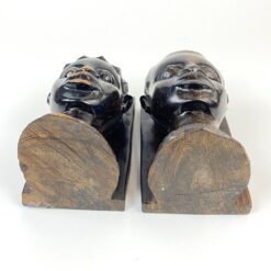 Knygų laikikliai su afrikietiškais biustais 2 vnt. kompl. 13x14x22 cm