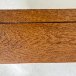 Ąžuolinė sieninė kabykla su penkiais žalvariniais kabliukais 20x91x32 cm