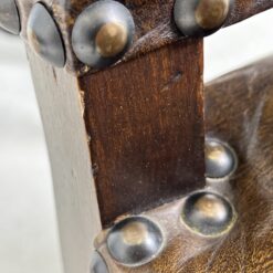 Ąžuolinės kėdės su eko oda 4 vnt. komplektas 63x54x110,5 cm, 50 cm