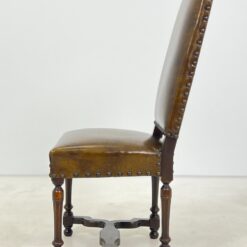 Ąžuolinės kėdės su eko oda 4 vnt. komplektas 63x54x110,5 cm, 50 cm