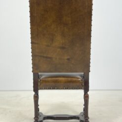 Ąžuolinės kėdės su eko oda 4 vnt. komplektas 63x54x110,5 cm, 50 cm