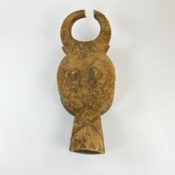 Pakabinama medinė afrikietiška kaukė "Ugnies įžiebėjas" 12x20x53 cm