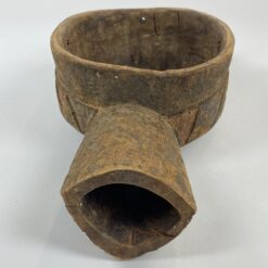 Pakabinama medinė afrikietiška kaukė “Ugnies įžiebėjas” 12x20x53 cm