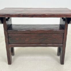 Ąžuolinis suoliukas, transformuojamas į staliuką 37x80x83 cm, 44 cm