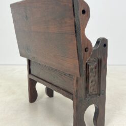 Ąžuolinis suoliukas, transformuojamas į staliuką 37x80x83 cm, 44 cm