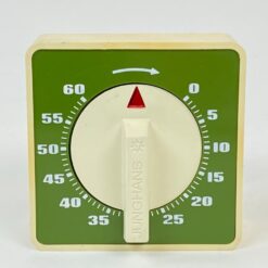 Vintažinis “Junghans” mechaninis laikmatis (max 60 min) 5x7x7 cm