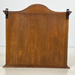 Ąžuolinė pakabinama spintelė su stiklu 17,5x68x66,5 cm