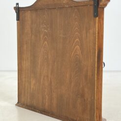 Ąžuolinė pakabinama spintelė su stiklu 17,5x68x66,5 cm