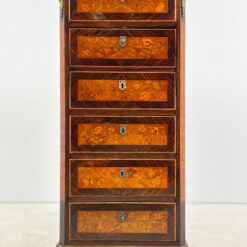 Liudviko XVI laikotarpio stiliaus inkrustuotas sekreteras 34x60x134 cm