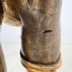 Medinė Blackamoor stiliaus žvakidė 35x33x136 cm