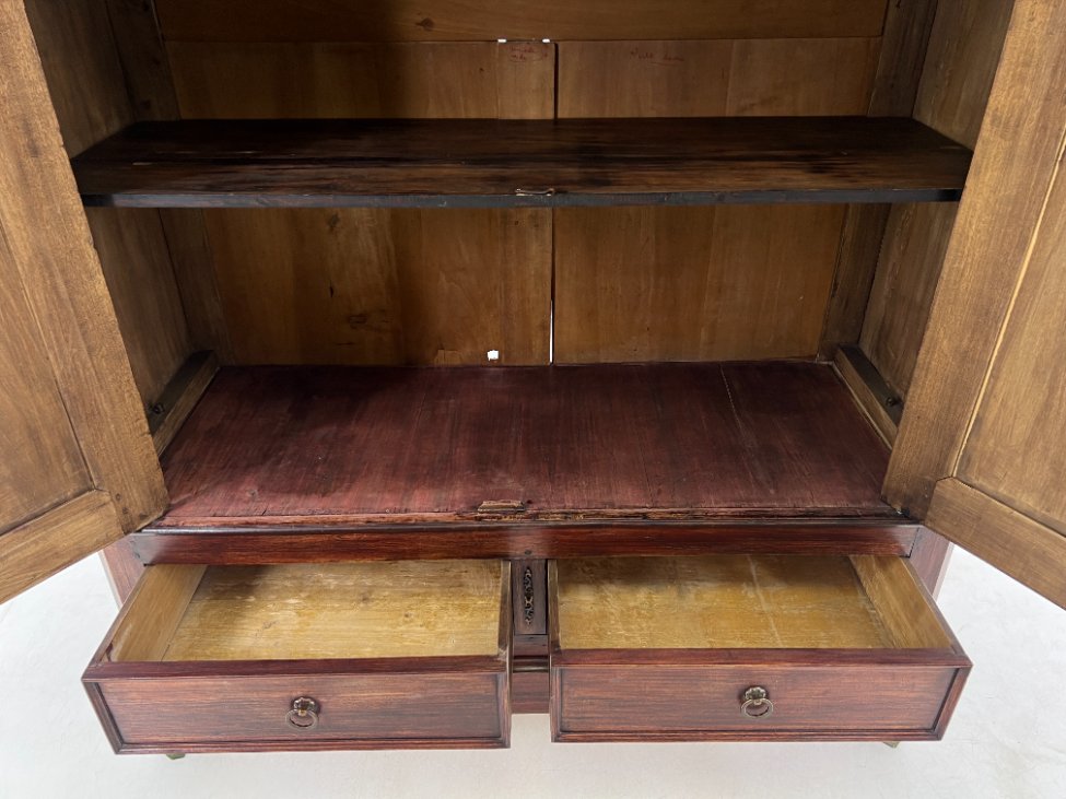 DP0065-spintos-6 Medinė dviejų durų ir dviejų stalčių spinta 70x180x225 cm