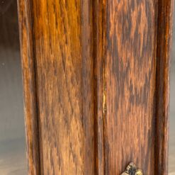 Ąžuolinė pakabinama spintelė su stiklu 19,5×78,5×65,5 cm