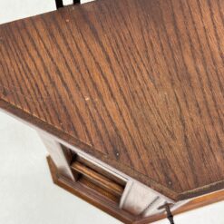 Ąžuolinė pakabinama spintelė su stiklu 19,5×78,5×65,5 cm