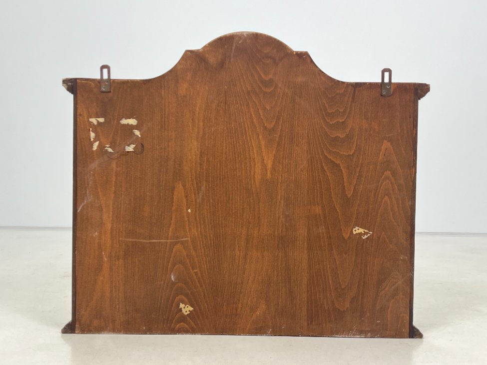 HB0030-spinteles-7 Ąžuolinė pakabinama spintelė su stiklu 19,5×78,5×65,5 cm