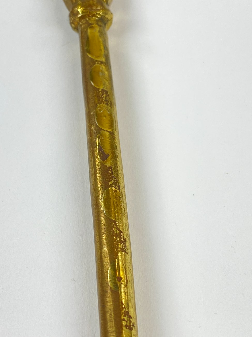 HB0032-irankiai-prietaisai-10 Žalvarinis batų šaukštas “Žirgas” 1,5x4x57 cm