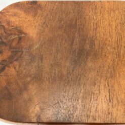 Art Deco pastatoma riešutmedžio lentyna 30x136x119 cm