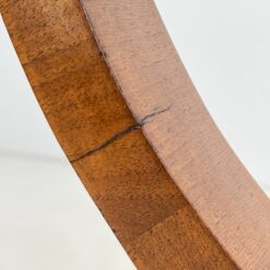 Art Deco pastatoma riešutmedžio lentyna 30x136x119 cm