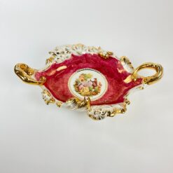 Porcelianinis serviravimo dubuo su rankenomis 33x49x14,5 cm