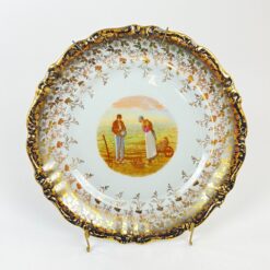 Kabinama “Winterling” porceliano lėkštė su žemdirbių atvaizdu 2,5x26x26 cm