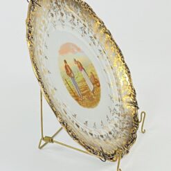 Kabinama “Winterling” porceliano lėkštė su žemdirbių atvaizdu 2,5x26x26 cm