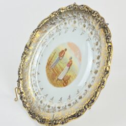 Kabinama “Winterling” porceliano lėkštė su žemdirbių atvaizdu 2,5x26x26 cm