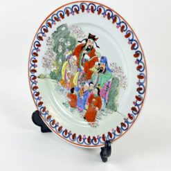 Kiniška porcelianinė lėkštė 26x26x3 cm