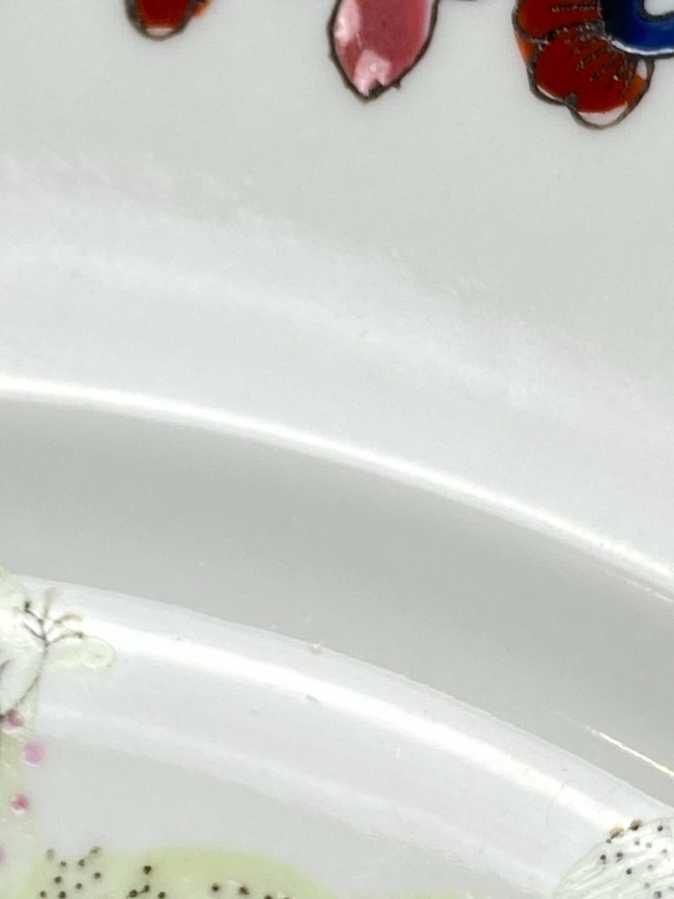 HL0225-servizu-dalys-9 Kiniška porcelianinė lėkštė 26x26x3 cm