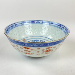 Kiniškas porcelianinis dubuo su drakono piešiniu 20,5x20,5x8,5 cm