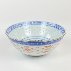 Kiniškas porcelianinis dubuo su drakono piešiniu 20,5x20,5x8,5 cm