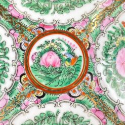 Kiniška porcelianinė ovalios formos serviravimo lėkštė 23×31,5×2,5 cm