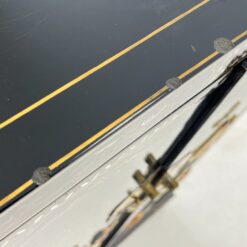 Rytietiška komodėlė, inkrustuota perlamutru, su akmens apdaila 43x71x122 cm