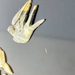 Rytietiška komodėlė, inkrustuota perlamutru, su akmens apdaila 43x71x122 cm