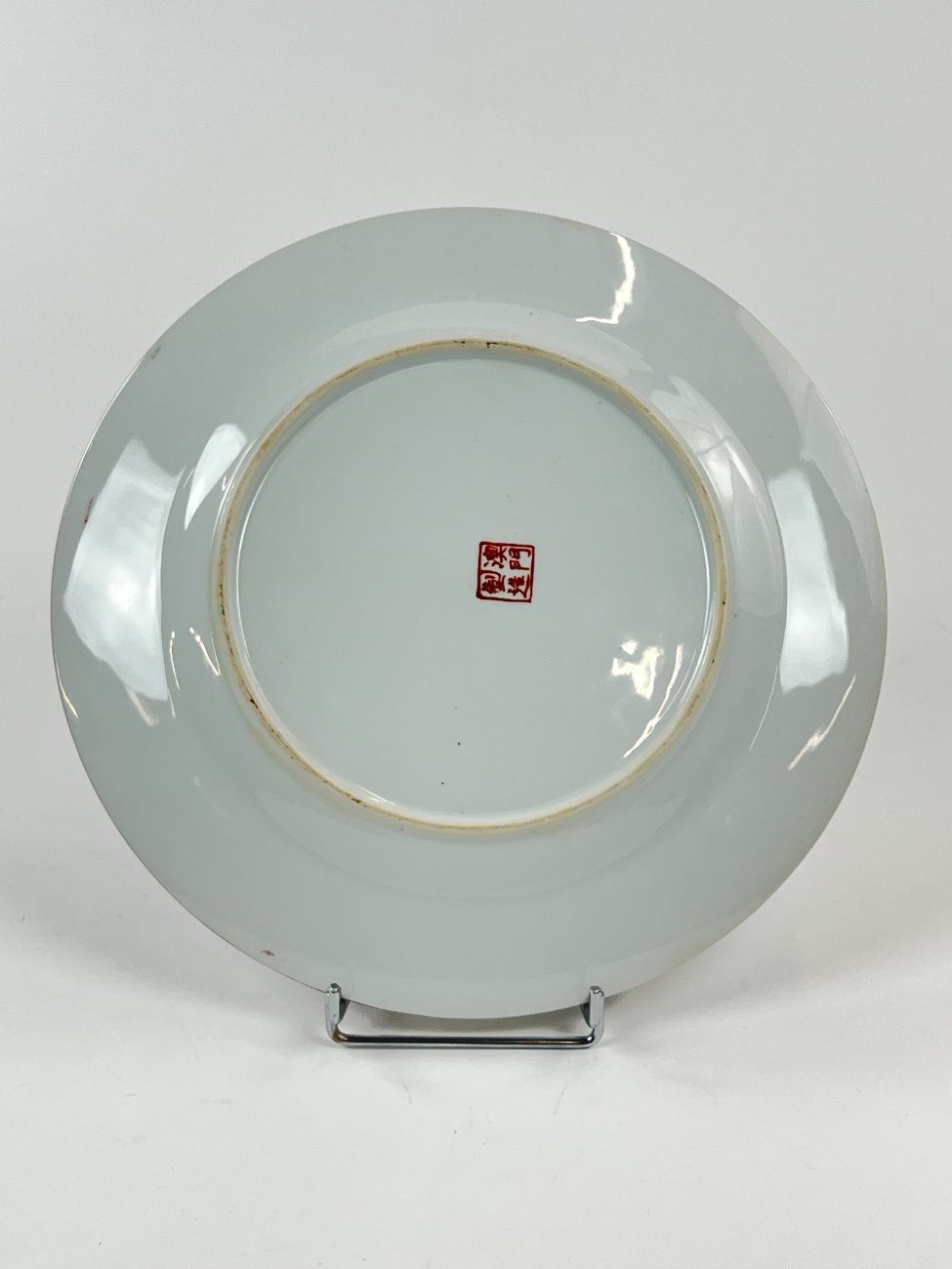 HL0260-servizu-dalys-7 Kiniška Makao porcelianinė lėkštė su drakonų atvaizdu 26,5×26,5×3 cm