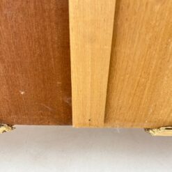 Ilga ąžuolinė penkių durų ir trijų stalčių spinta 60x295x187 cm