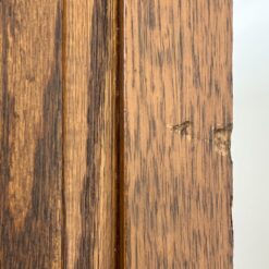 Ilga ąžuolinė penkių durų ir trijų stalčių spinta 60x295x187 cm